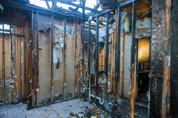 Professional Soot Cleanup technician working in North Madison, OH